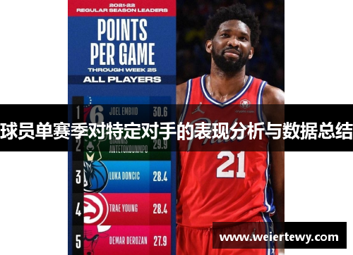 球员单赛季对特定对手的表现分析与数据总结